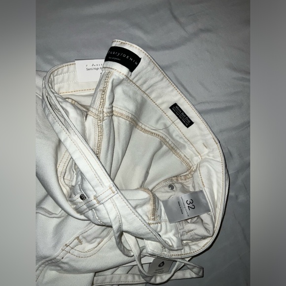 Sanctuary Micro Belt Crop in Powdered Sugar color - NWT - size 32 (14) - Picture 6 of 10